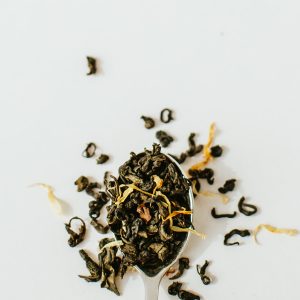 Premium Sencha green tea and mango